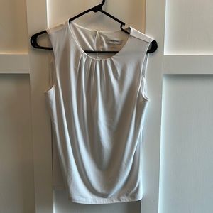 Calvin Klein white blouse, size 6
